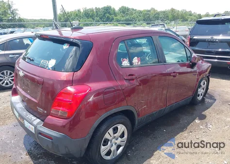 2016 Chevrolet Trax 1Ls из США, поврежденный, VIN 3GNCJKSB2GL268055
